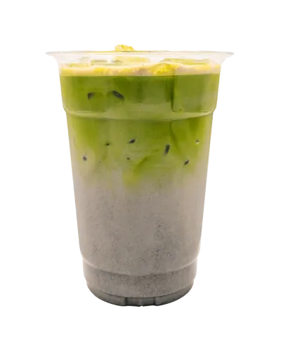 Honey Black Sesame Matcha Latte photo