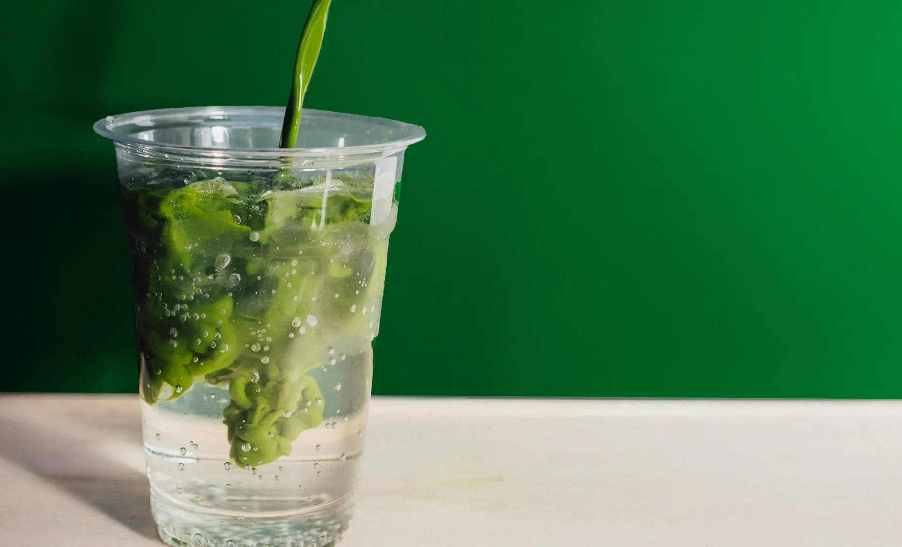 matcha drink banner