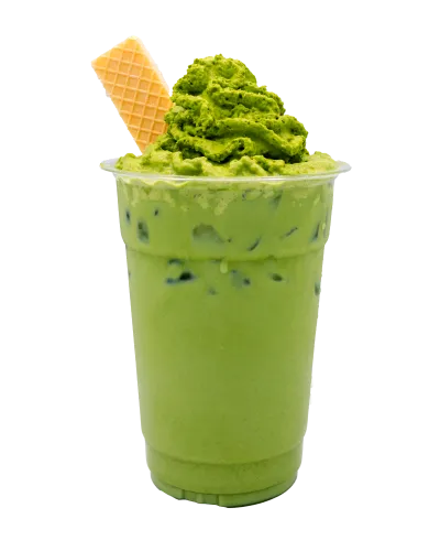 Matcha Whip Cream Latte photo