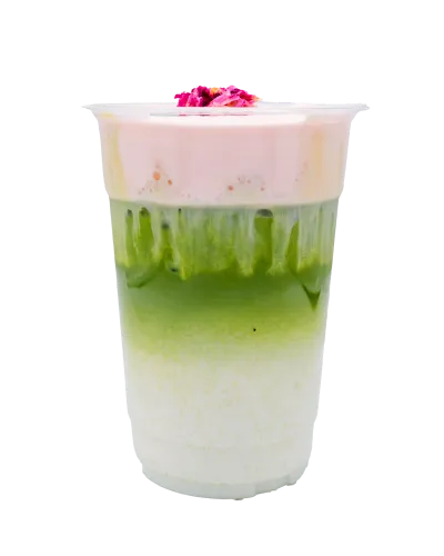 Sakura Foam Matcha Latte photo