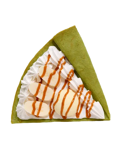 Banana Caramel Whipped Ice Cream photo